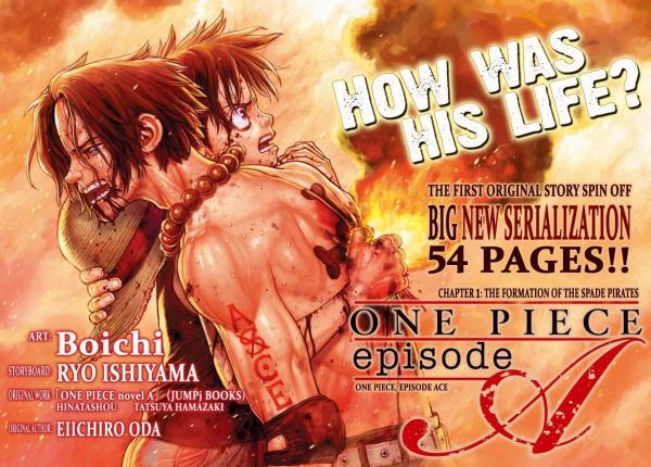 One Piece Ace Novel - Manga Adaptation