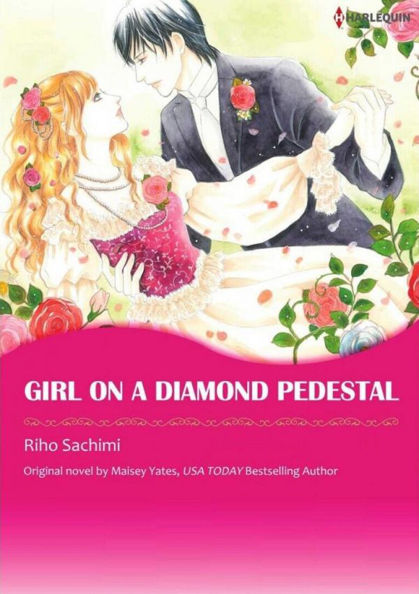 Girl on a diamond pedestal